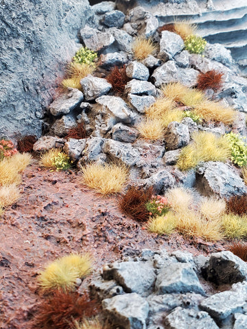 Minigrounds - Static Grass Tufts - Miniature Terrain