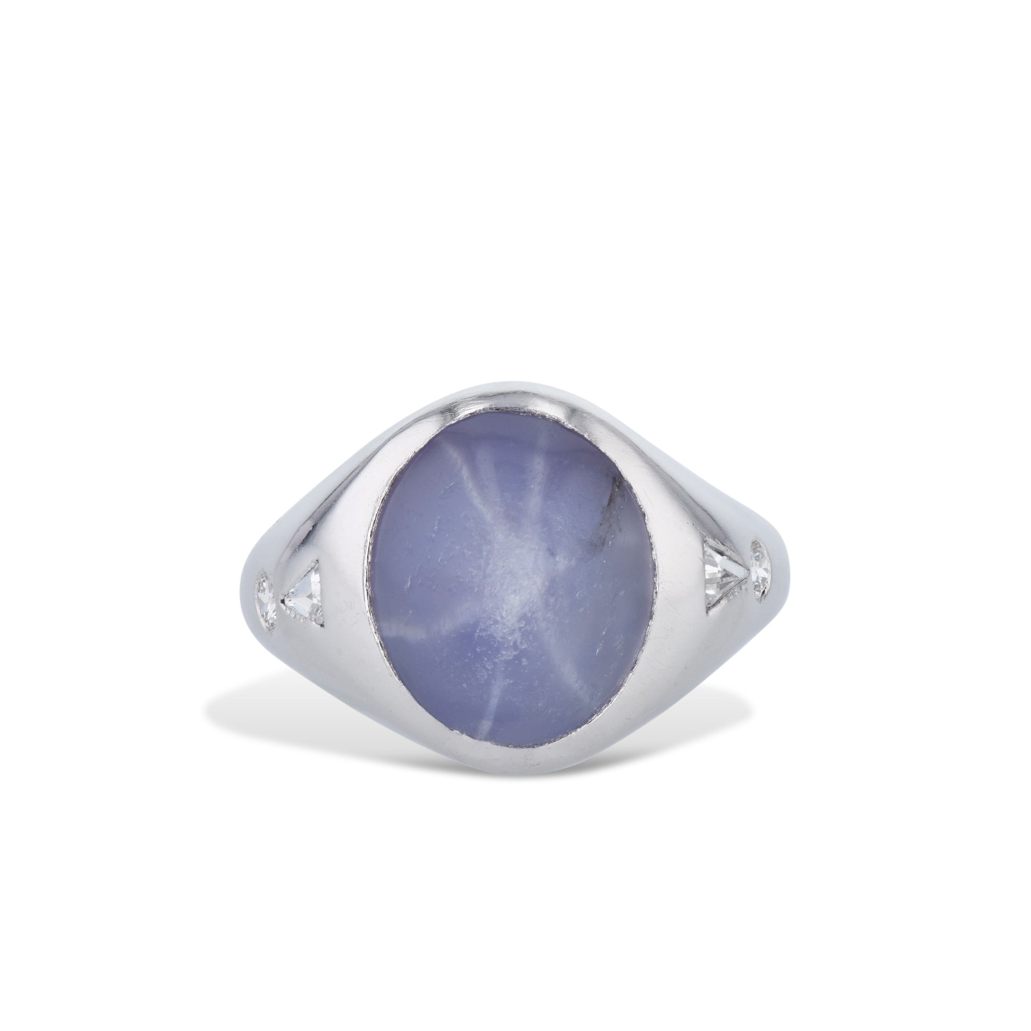Genuine Blue Star Sapphire Ring 925 Sterling Silver / 1.5 Ct. – TSNjewelry