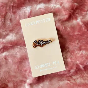 UNEXPECTED FLAIR CALIFORNIA ENAMEL PIN - AGL Store