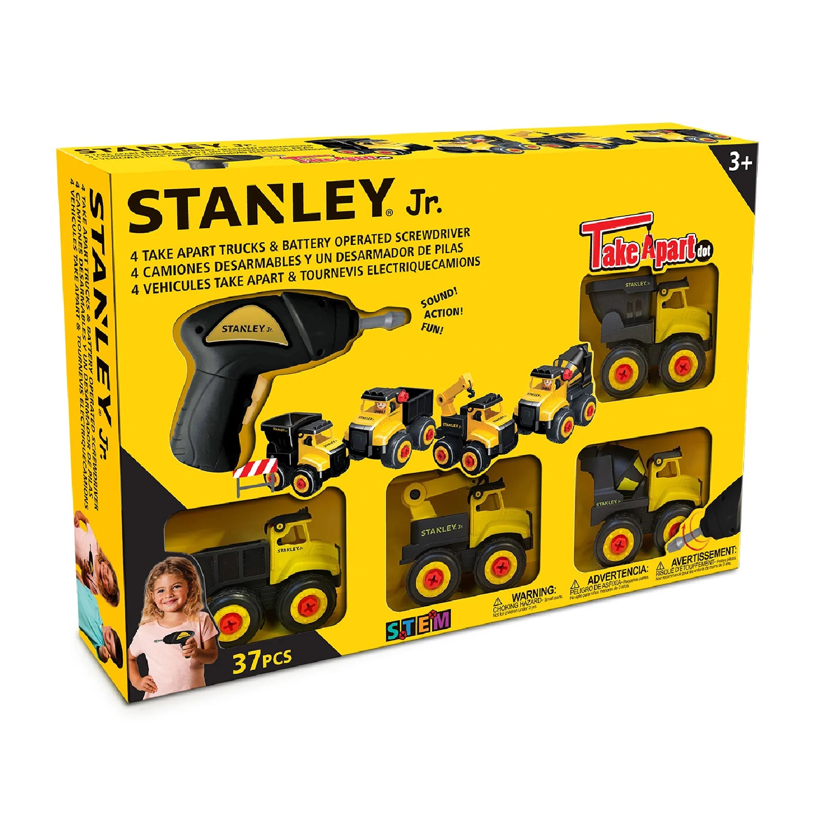 Stanley Jr. Mega Tool Set with Battery Operated Drill and Tool Belt