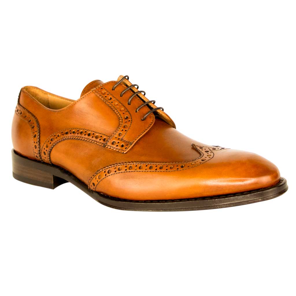 Wingtip Leather Derby Shoes Adrian 