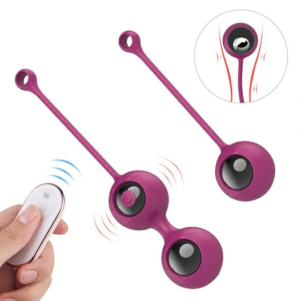 Becca - Remote control ben wa & Kegel ball Exercise Set