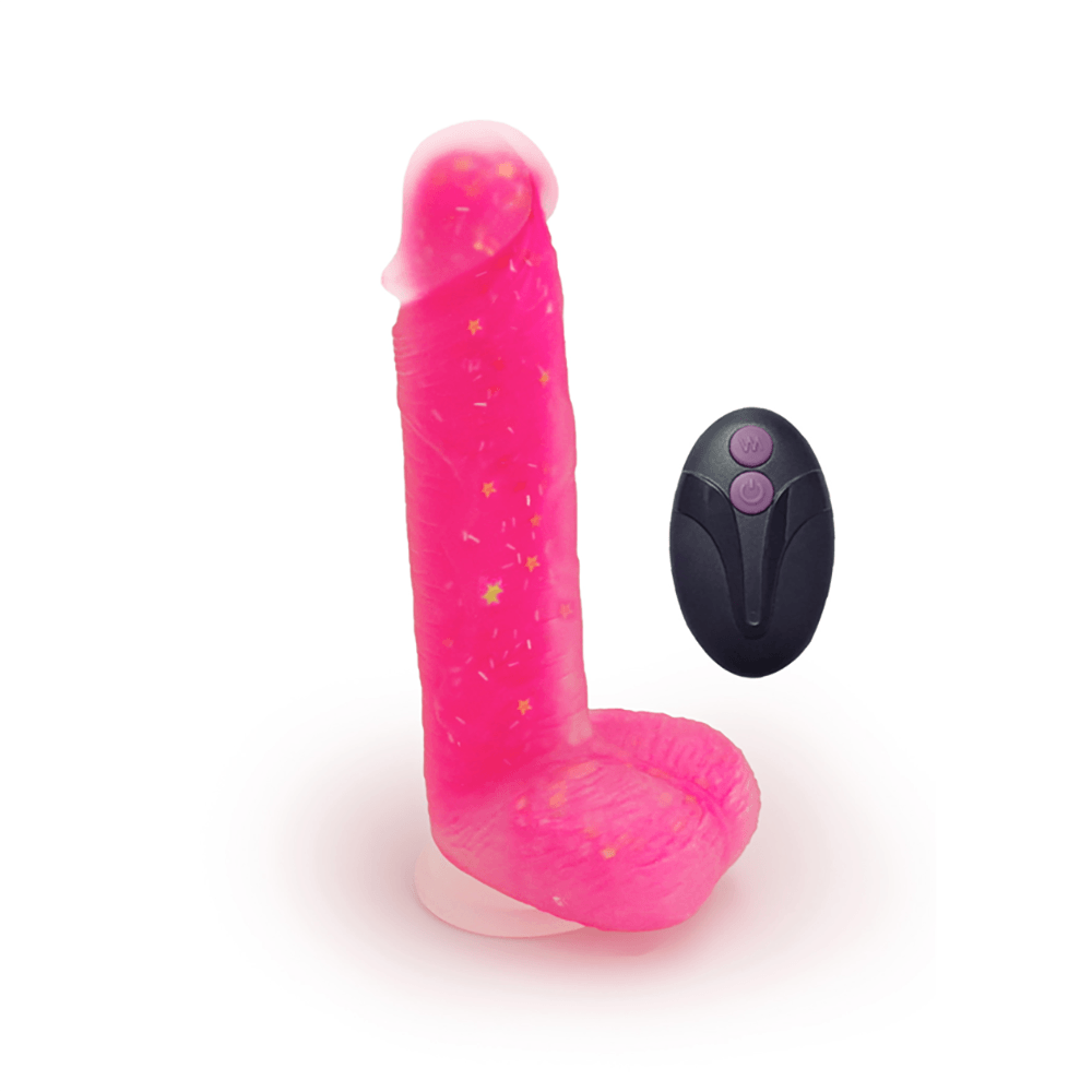 Thea - Remote Control Wiggling Vibrating Dildo 6.5 Inch