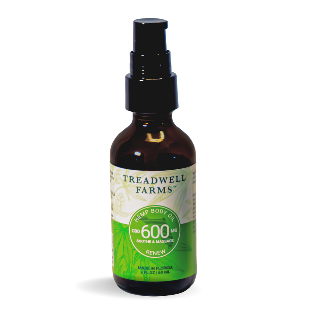 RENEW Topical CBD Hemp Body Oil | Treadwell Farms