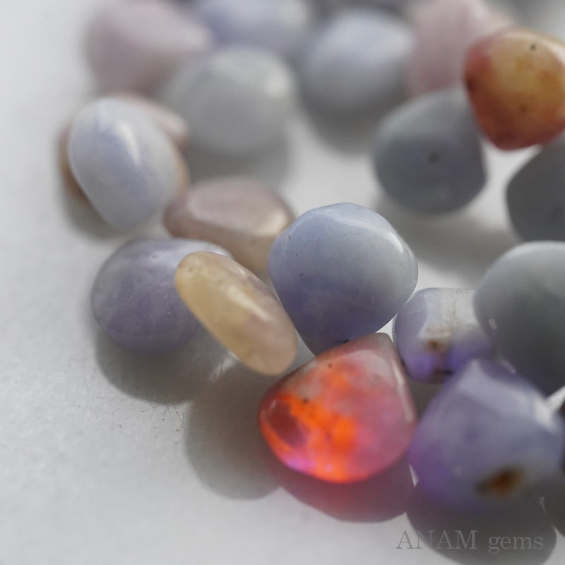 チベット産アンデシン ペアシェイプ カット-ANAM gems‖ハンドメイド