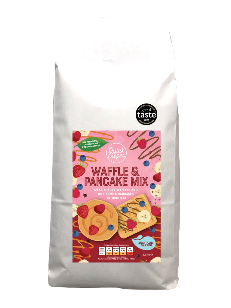 Quick Crêpes award-winning luxury crepe, waffle and pancake mixes