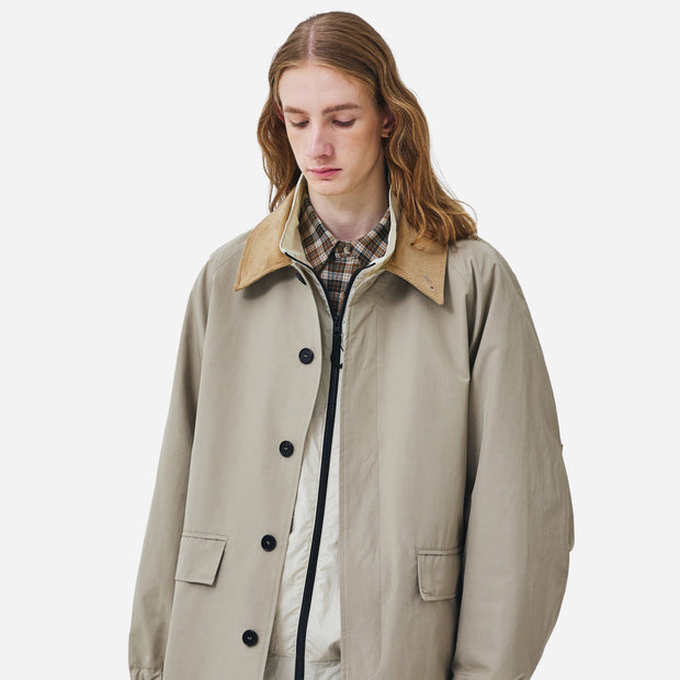 LIGHT BALMACAAN COAT - NAVY - THE GREAT DIVIDE – Uniform Bridge EU