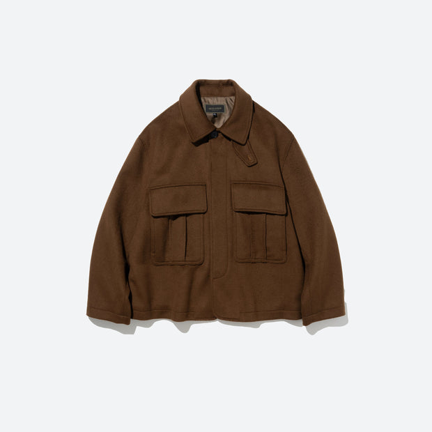 FISHING POCKET RELAXED SHORT JACKET - OLIVE - THE GREAT DIVIDE