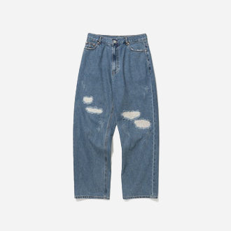 Uniform Bridge Denim Balloon Pants - Indigo Washed – Uniform Bridge EU