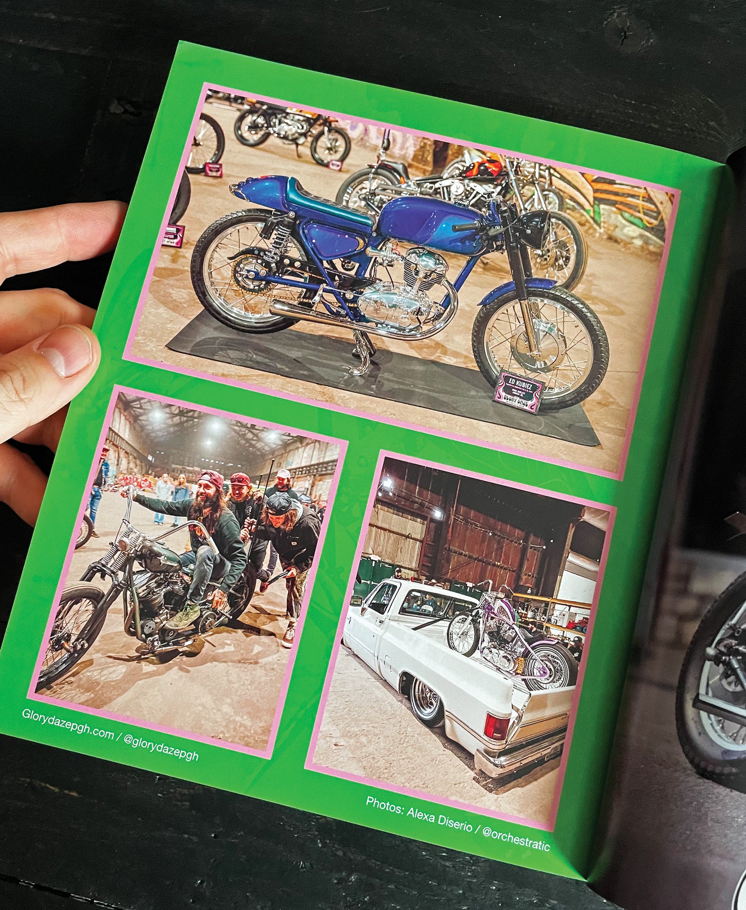 Dice magazine glory daze motorcycle show issue 102
