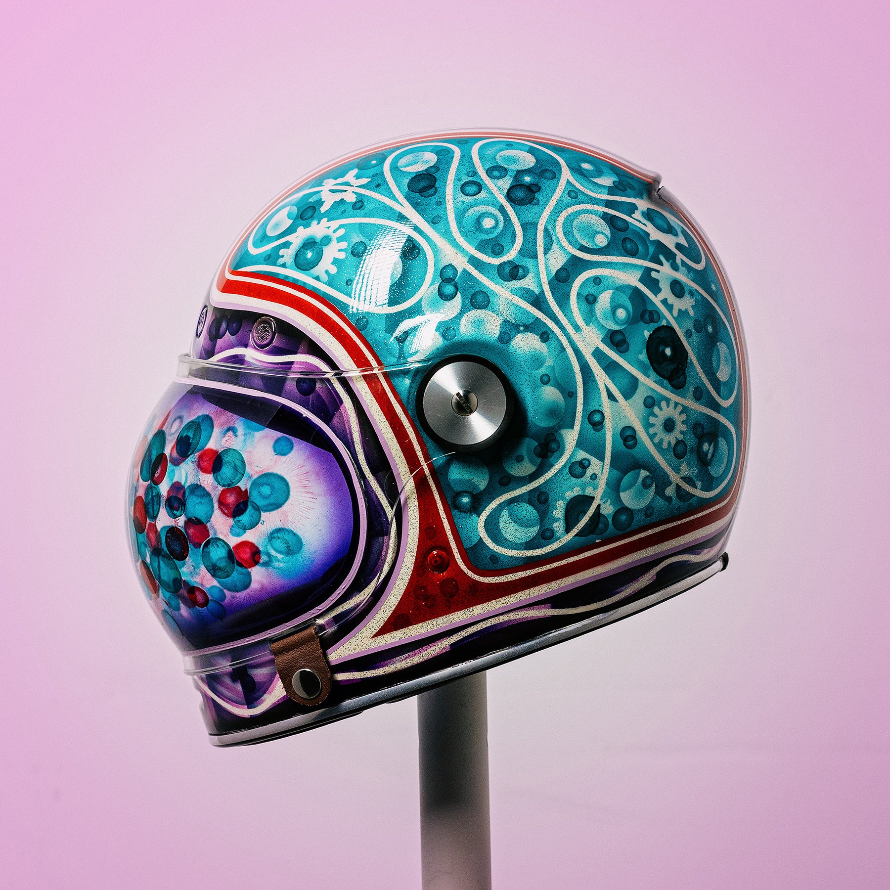 Trippy Ten Helmet Art Show Pittsburgh Skratch