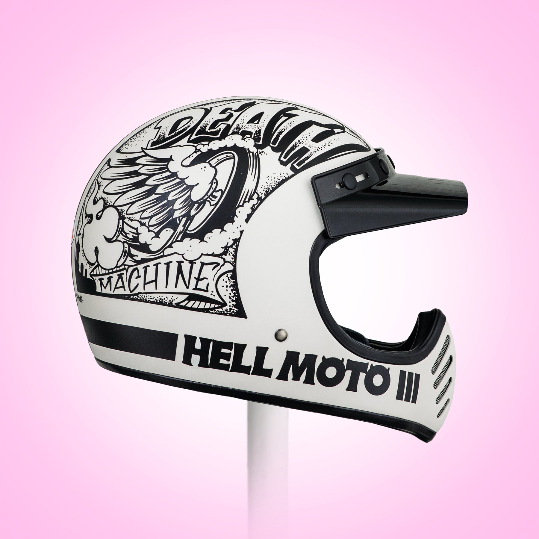 Trippy Ten Helmet Art Show Glory Daze Pittsburgh Darren McKeag