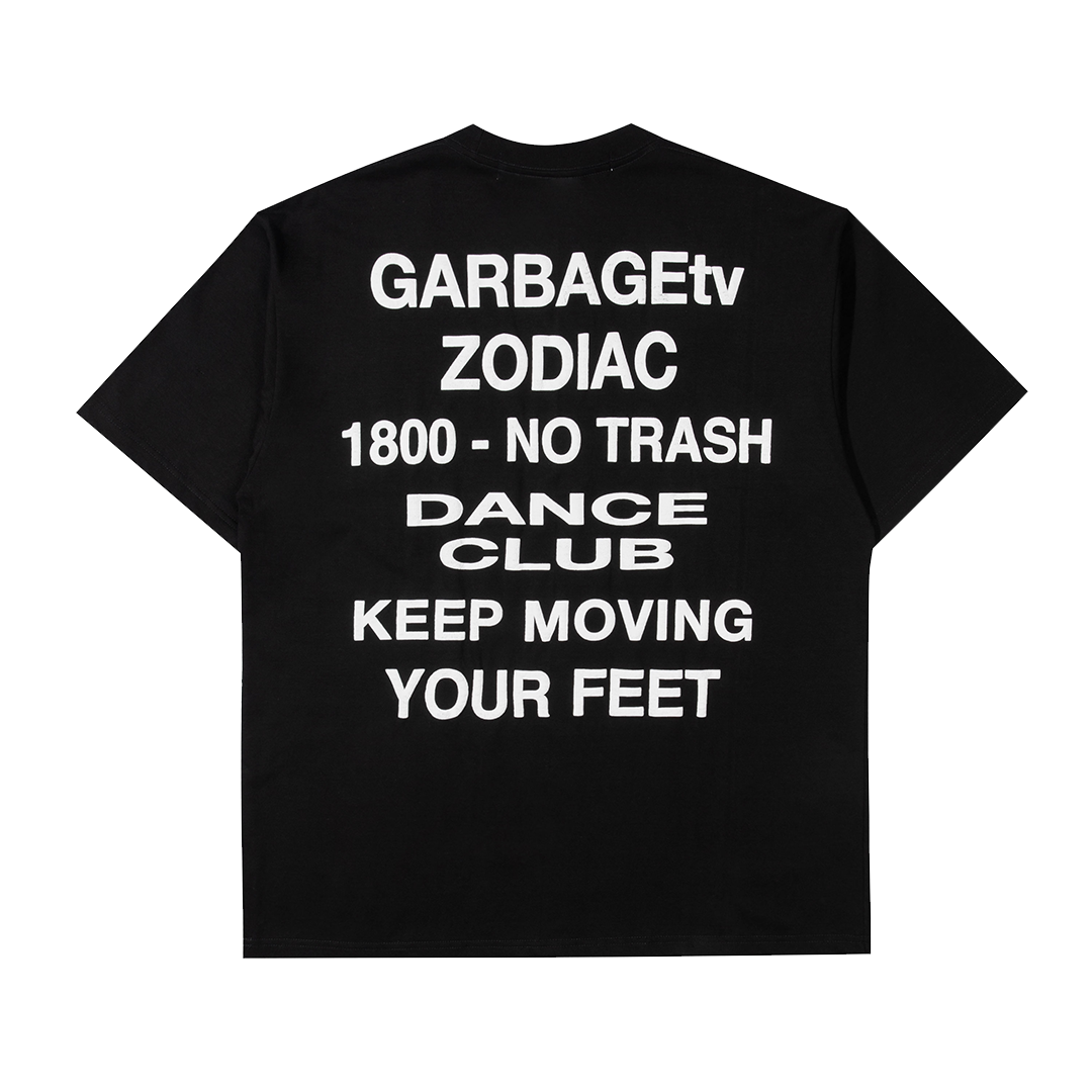 Zodiac x Garbage Tv No Trash Dance Club T-shirt