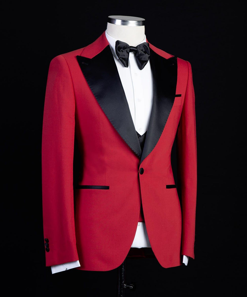 The Bold Tux (Red) – Harrells Menswear