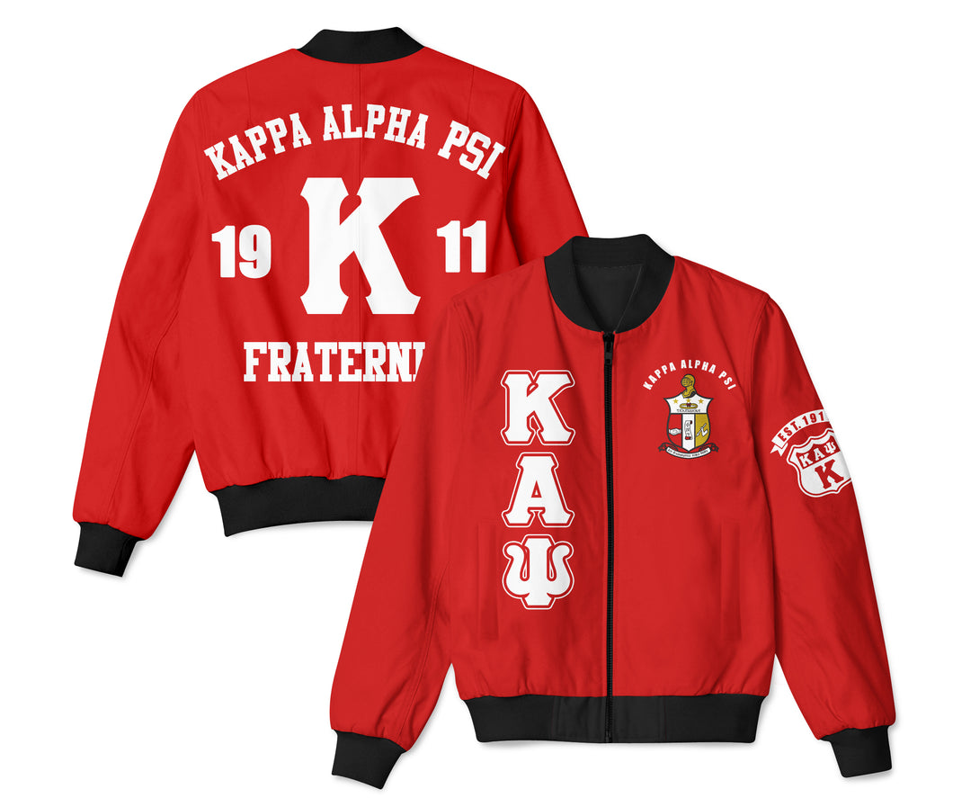 bestille månedlige sladre Kappa Alpha Phi Fraternity Bomber Jacket – House of Greeks