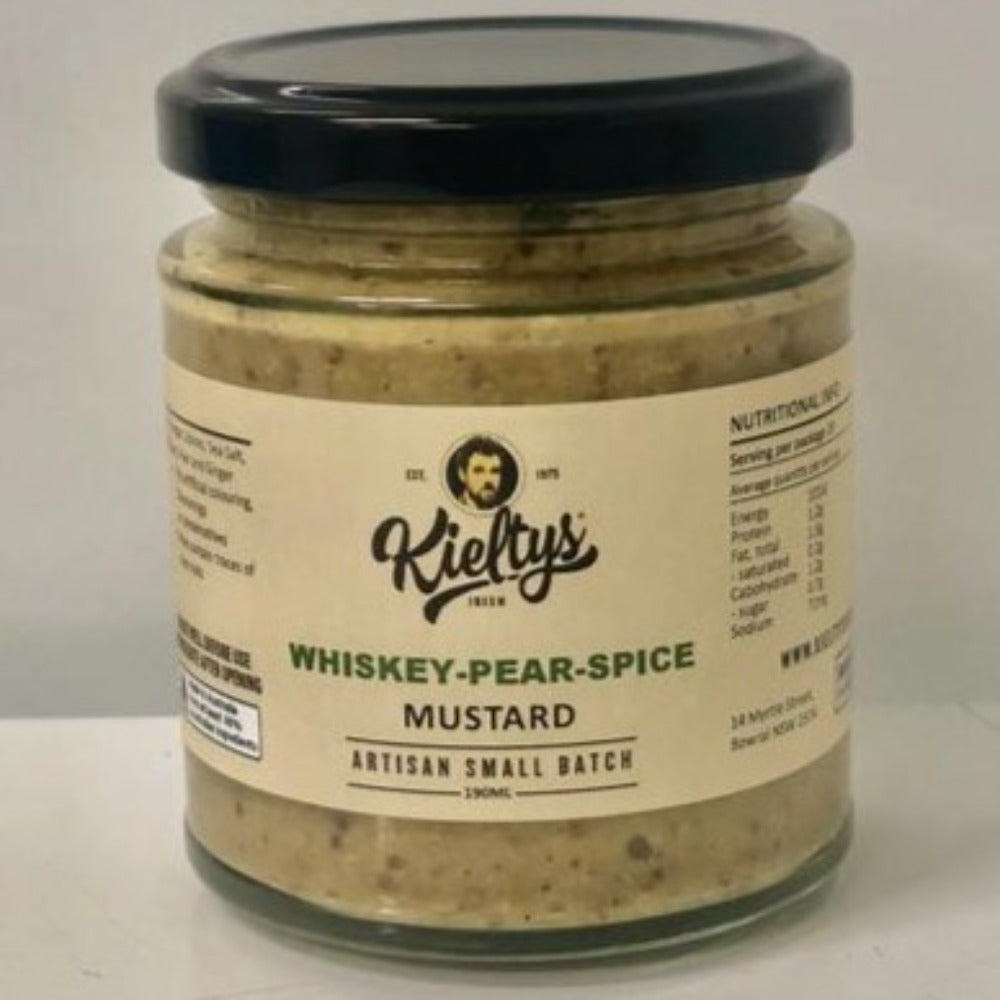 Kieltys Irish Sauce ~ Whiskey Pear Spice Mustard