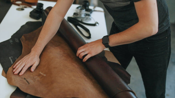 leather hides for camera straps