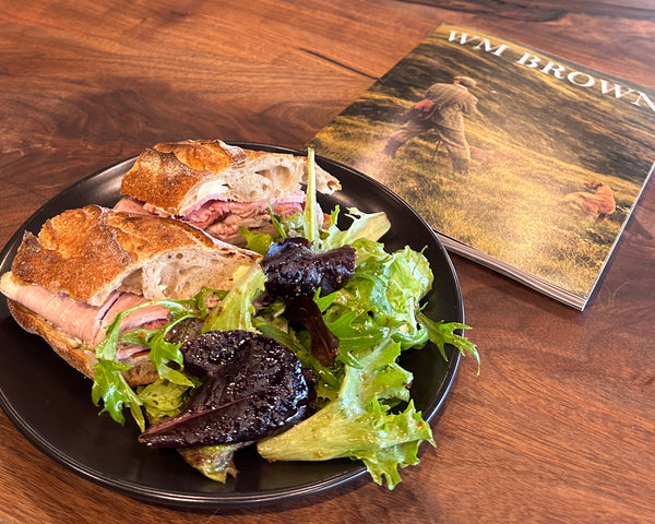 Jambon Beurre Sandwich with Side Salad