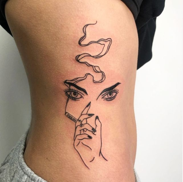 Healed tattoo, geometric / abstract raven on forearm by KOit (Berlin).  ko*****@***** | Tattoos, Tattoos for guys, Geometric tattoo forearm