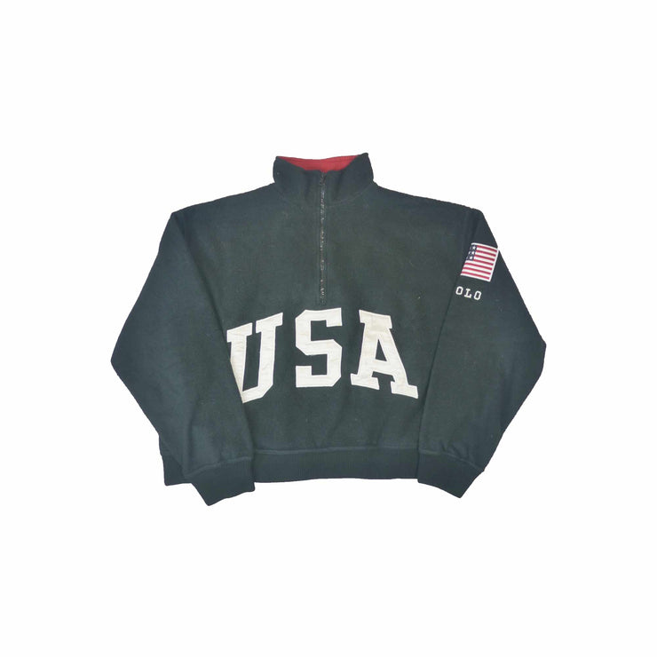 Polo Sport USA Halfzip Cropped