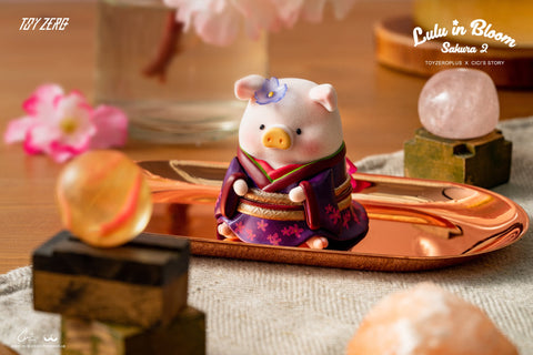 Catch the tail of the cherry blossom season with Lulu the Piggy!