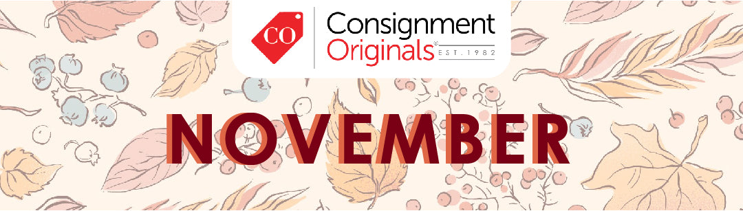 Consignment Originals November Newsletter