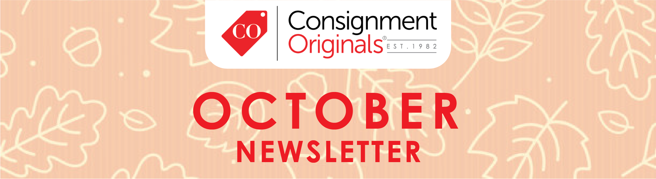 Consignment Original's October Newsletter