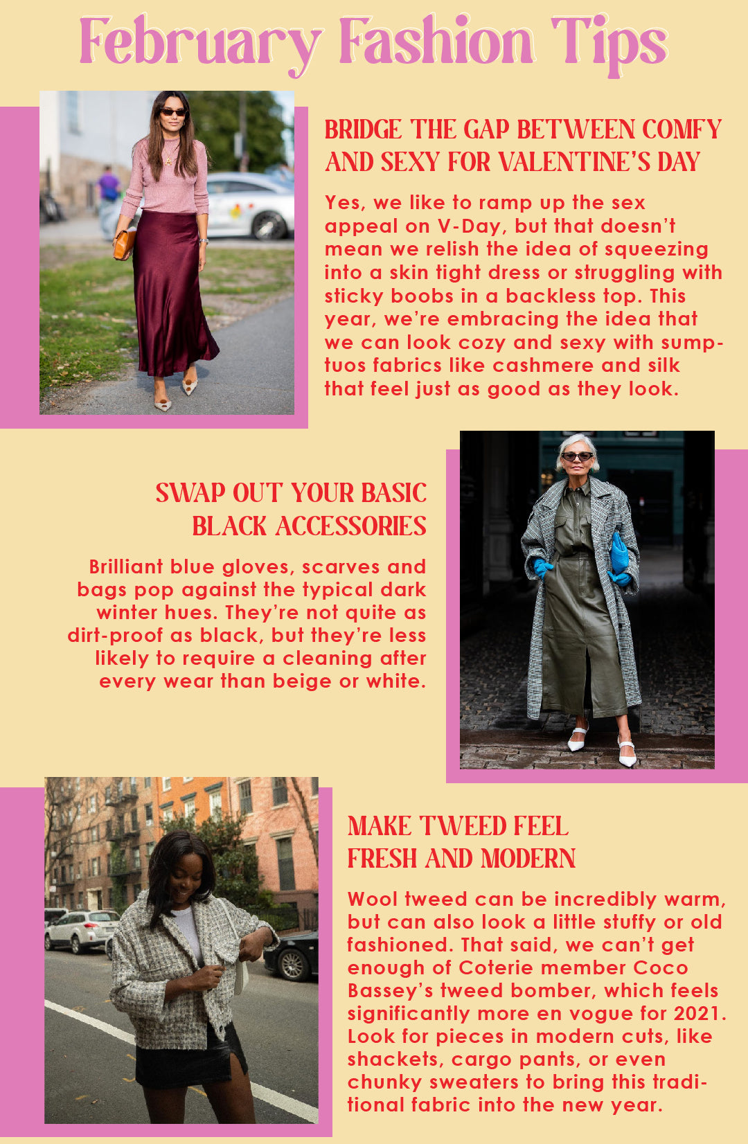 February Fashion Tips