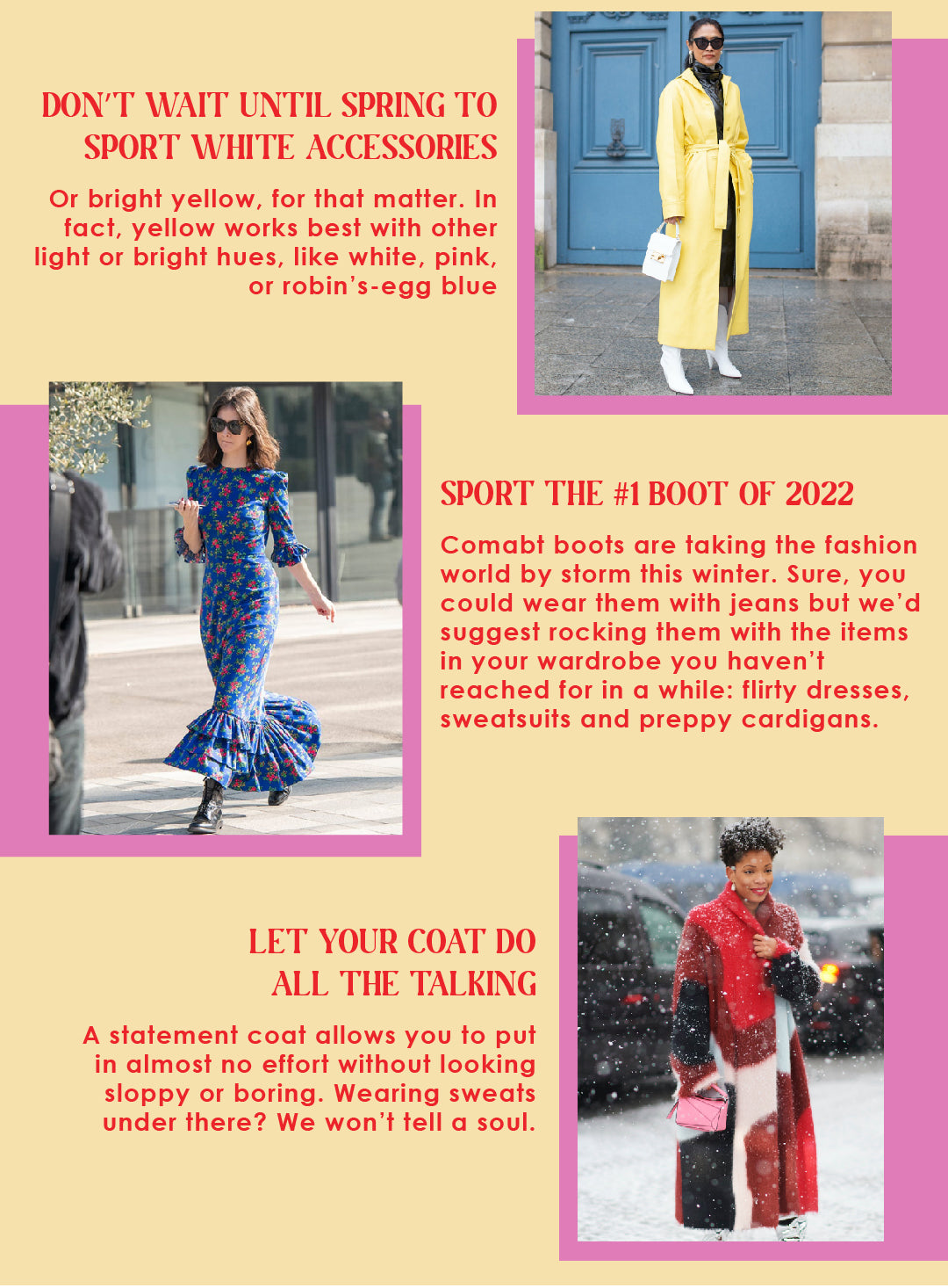 February Fashion Tips Continued