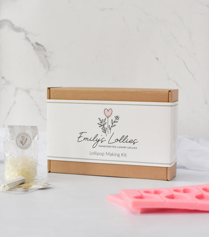 Wedding Favour Lollipop Making Kit Box and Contents 