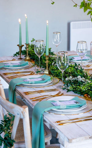 Turquoise Wedding Table Ideas - - Turquoise Wedding Ideas - Emily's Lollies Wedding Blog
