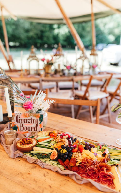 Wedding Grazing Boards - Food Platters - Tipi Wedding Inspiration