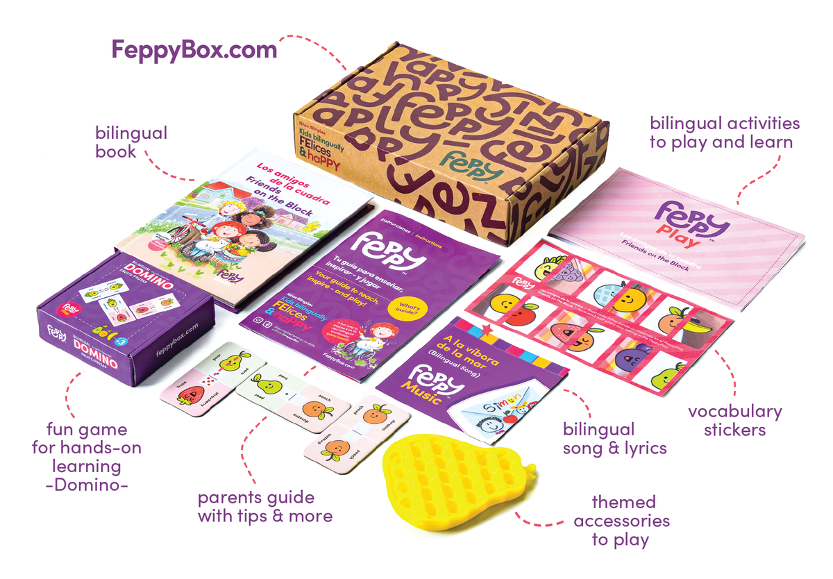 The Friendship Box Friends On The Block Spanish Learning Toy For Ki Feppy Box