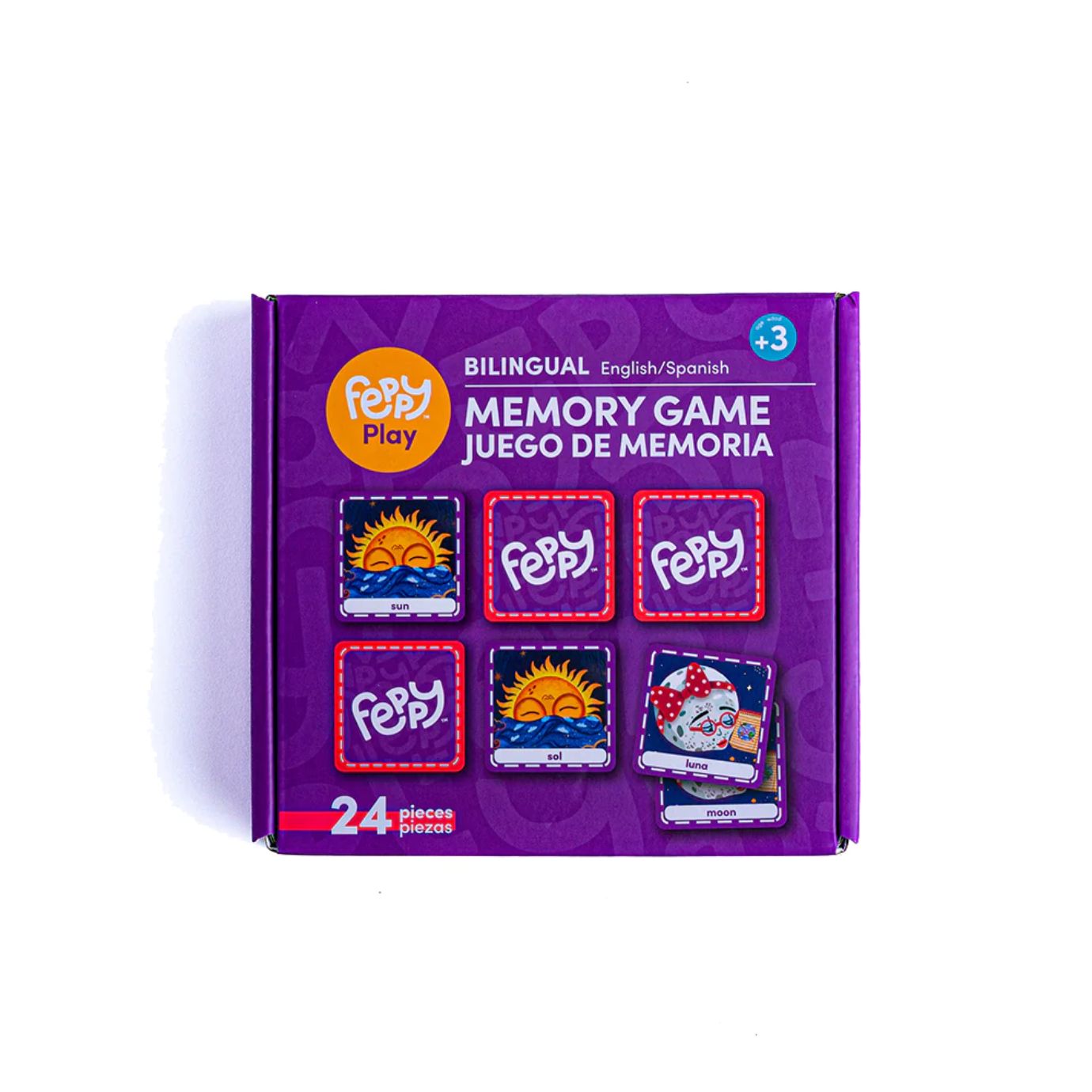 Image of Bilingual Memory Match Game to Learn Spanish and English Vocabulary