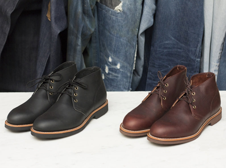 red wing foreman chukka black