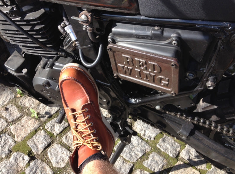 red wing shoes motorcycle