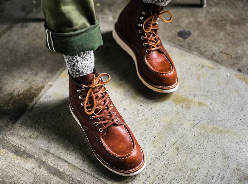 red wing moc toe oro