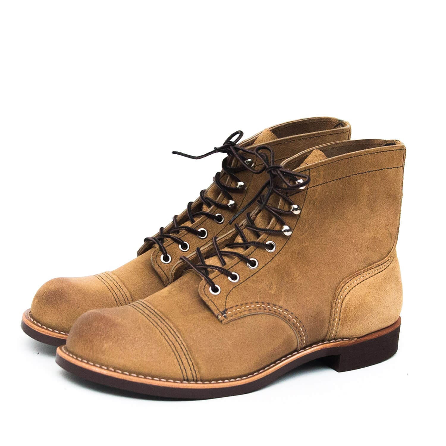 red wing iron ranger suede