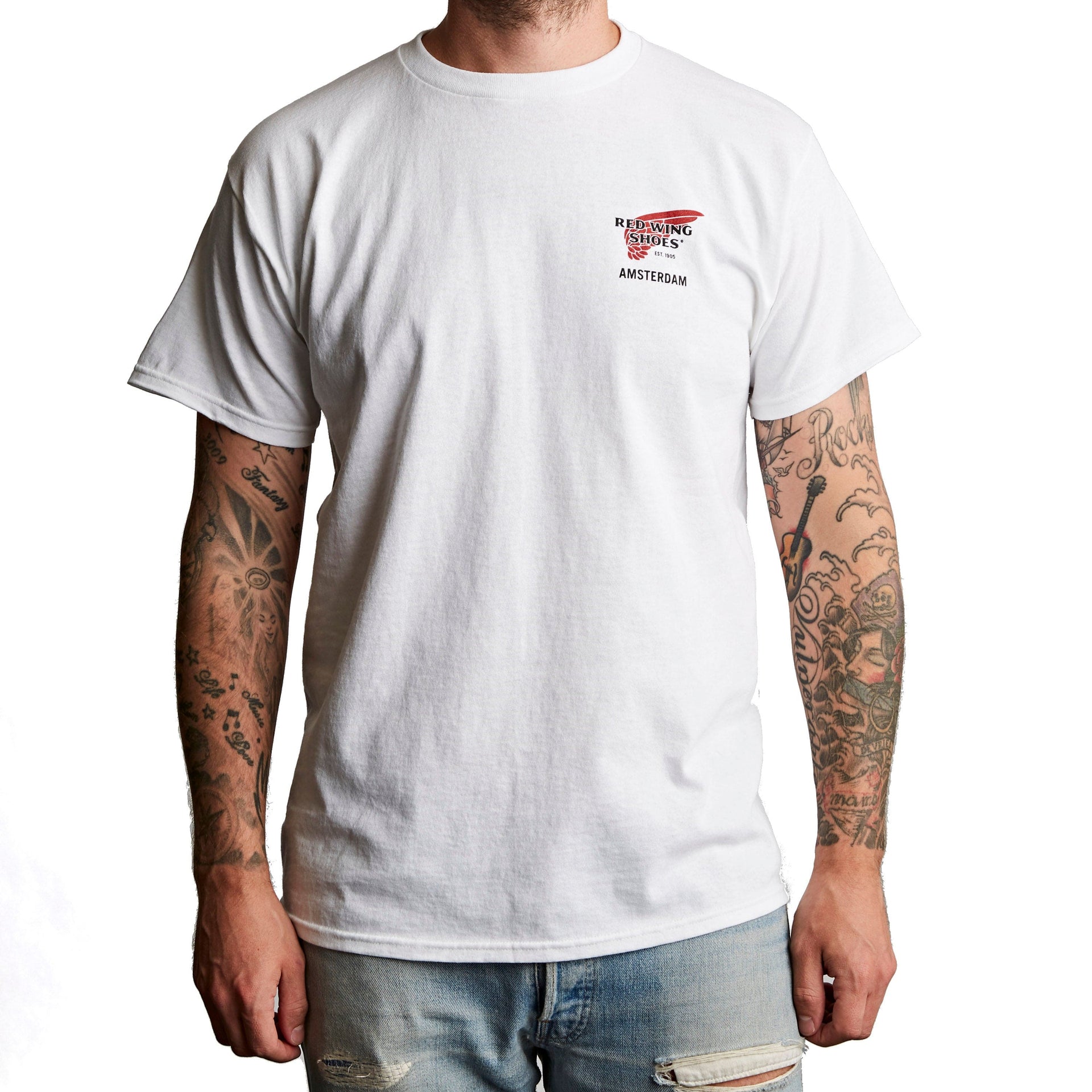 t shirt red wing