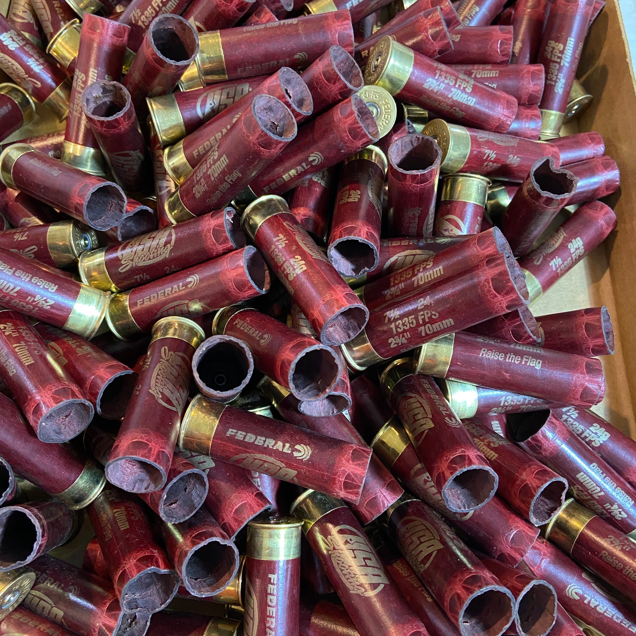 Red Shotgun Shells 12ga Federal Gold Medal Paper Hulls 12 Gauge – Craft