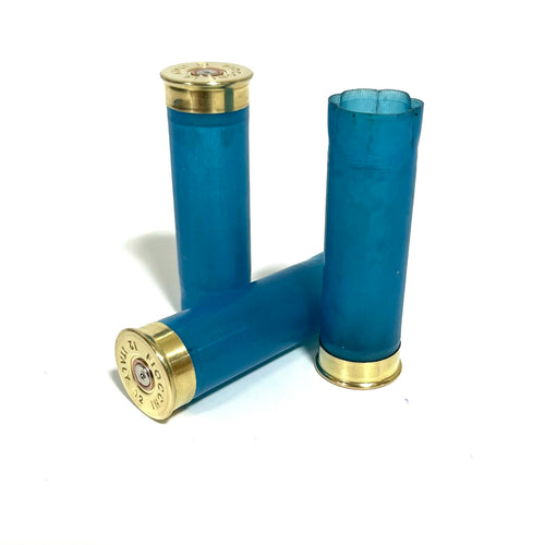 Blank Light Blue High Brass Shotgun Shells 12 Gauge Blank Hulls No Mar –
