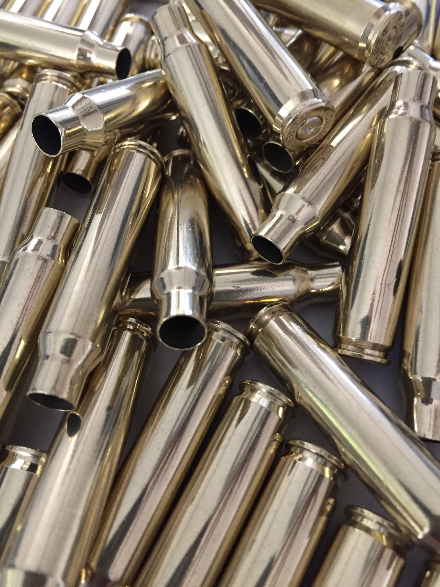 223 5.56 Polished Brass Shells Empty Spent Bullet Casings Used Cleaned ...