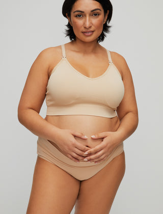 Womens Full Bust Breastfeeding Bra Maternity Bras Push Up Silk Seamless  Pregnancy Bralette Underwear One Piece No Wire Comfortable Bras