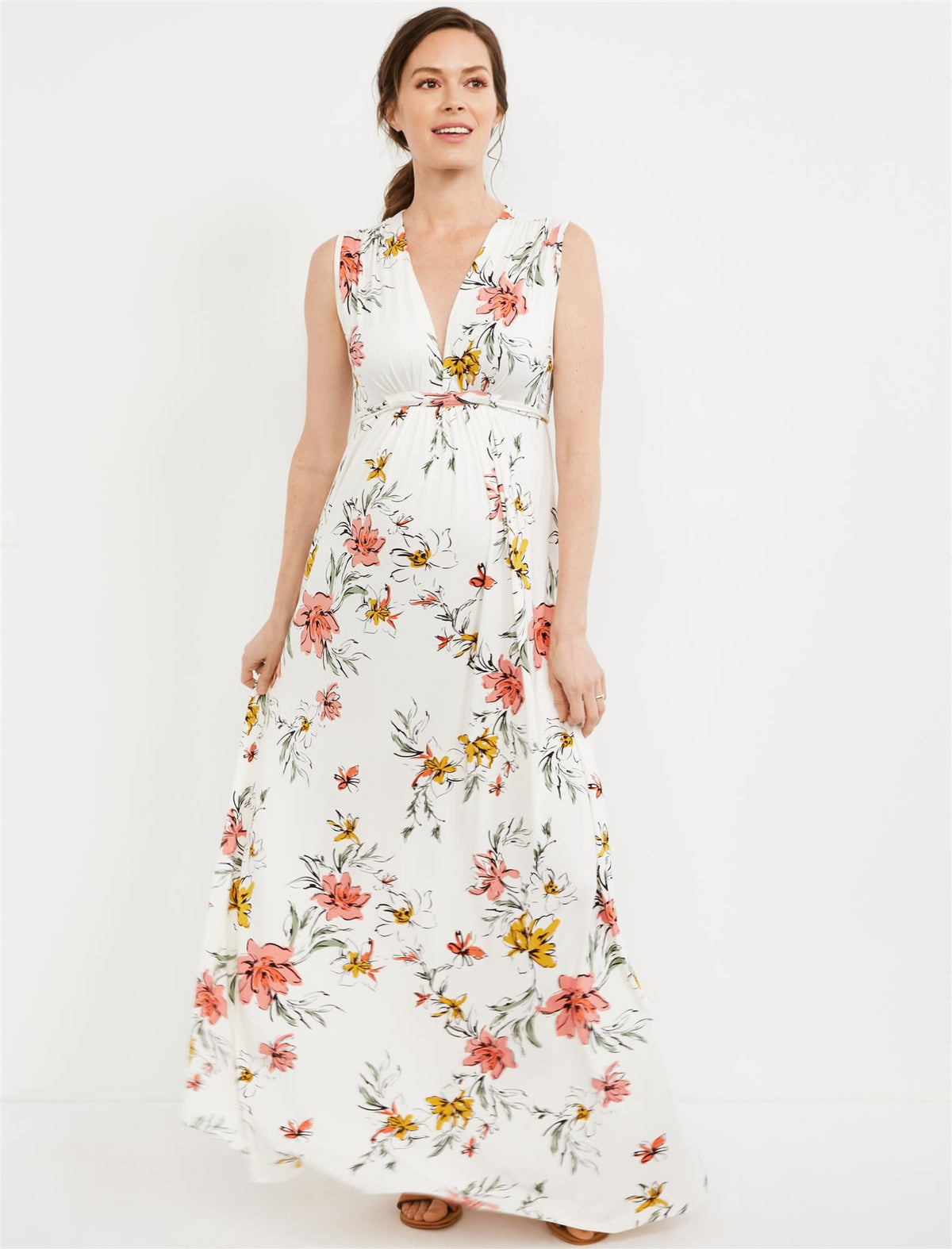 rachel pally caftan maternity maxi dress