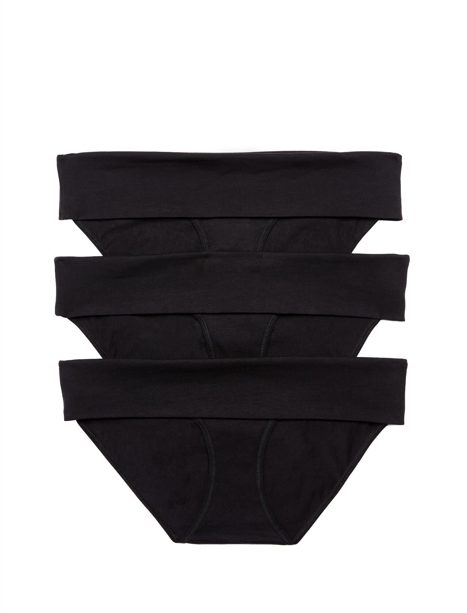 Image of Maternity Fold Over Panties (3 Pack)