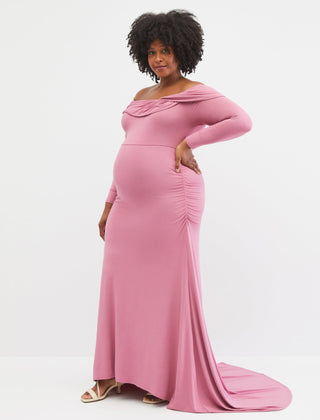 Shop The Monica, Women's Jersey Maxi Maternity Dress