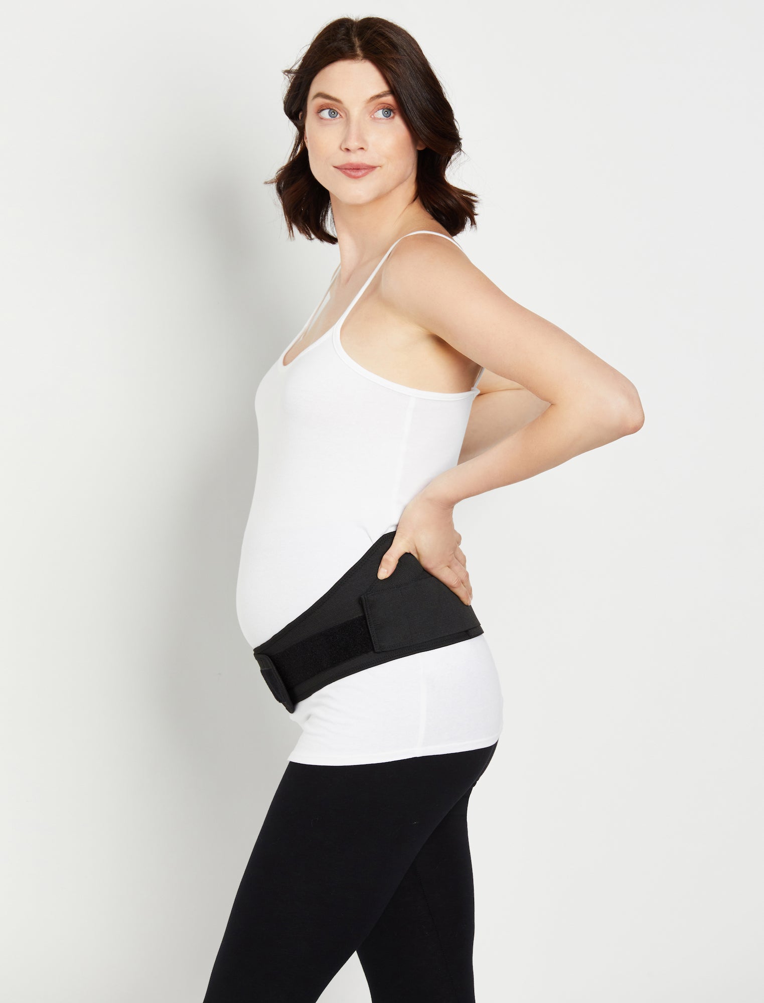 MOTHERCARE Women's NC133 White Maternity Support Belt 42 White : :  Fashion