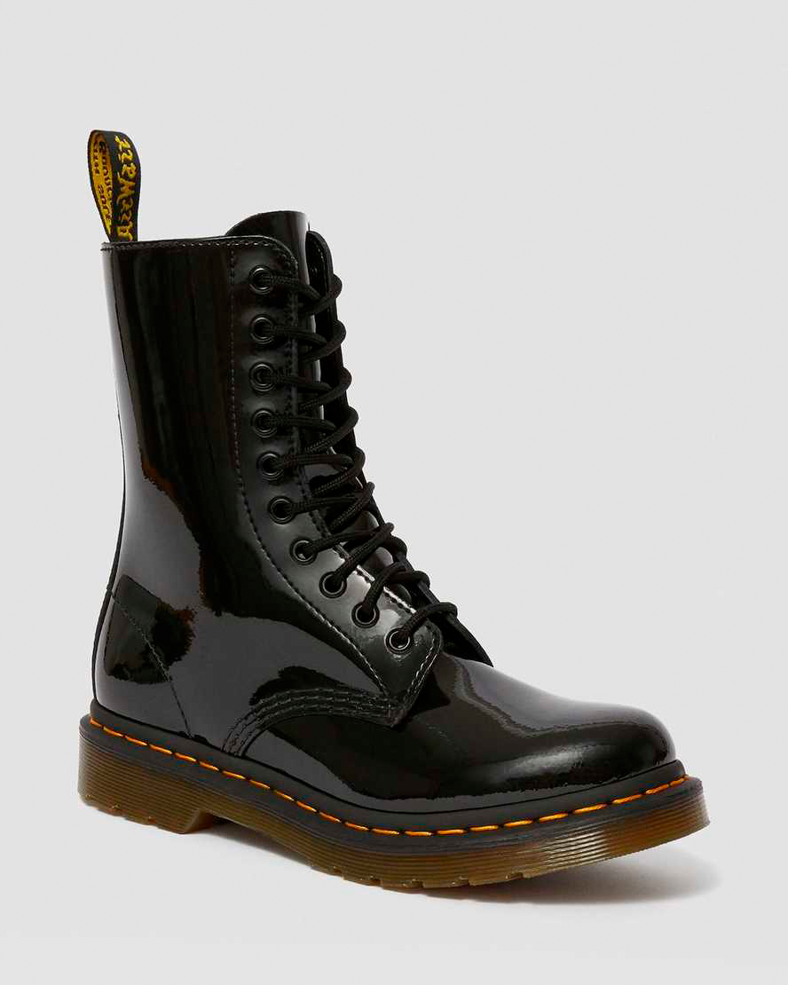 1490 BLACK PATENT LAMPER – Dr. Martens México