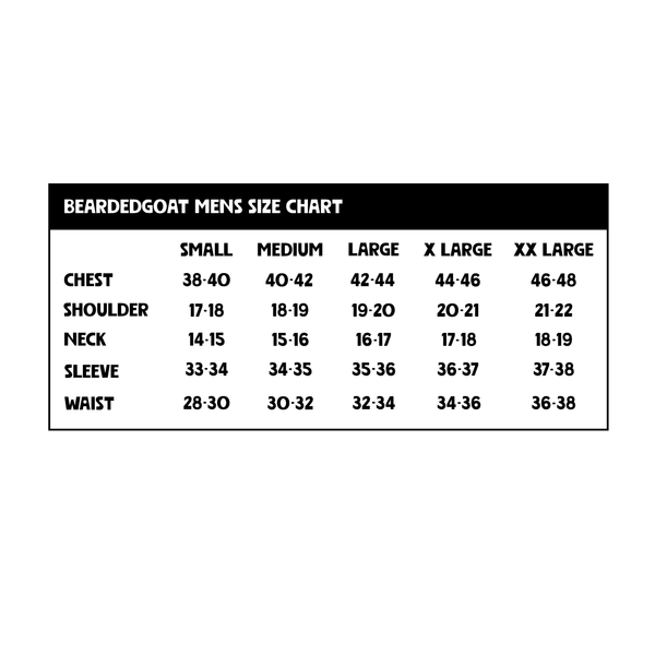 Men's Size Chart