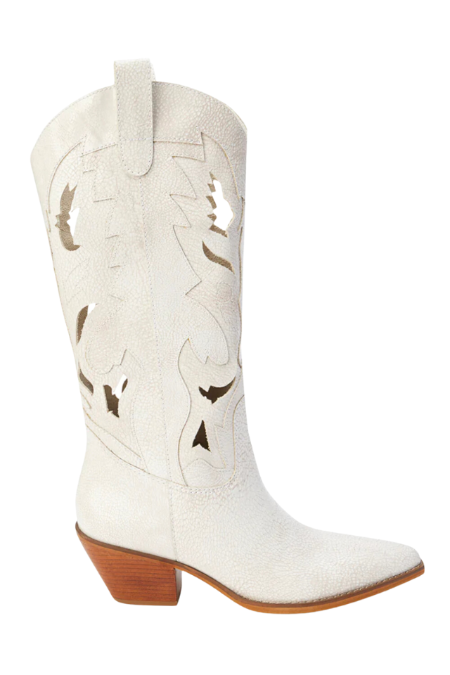 Free People New Frontier Western Boot - White – Seaside Shoes & Swim